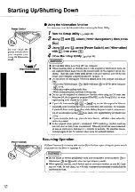 Preview for 12 page of Panasonic CF-63 Series Operating Instructions Manual