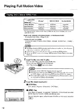 Preview for 14 page of Panasonic CF-63 Series Operating Instructions Manual