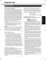 Preview for 3 page of Panasonic CF-W5MWEZZBM - Toughbook W5 - Core Duo 1.06... Operating Instructions Manual