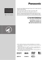 Panasonic CN-NVD905U - Strada - Navigation System Instrucciones De Operación preview