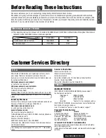 Предварительный просмотр 4 страницы Panasonic CQ-C3203U Operating Instructions Manual