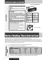 Предварительный просмотр 4 страницы Panasonic CQ-C7703N Operating Instructions Manual