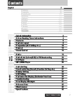 Предварительный просмотр 7 страницы Panasonic CQ-C7703N Operating Instructions Manual