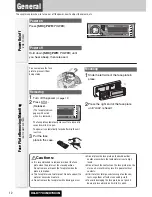 Предварительный просмотр 12 страницы Panasonic CQ-C7703N Operating Instructions Manual