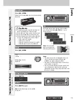 Предварительный просмотр 13 страницы Panasonic CQ-C7703N Operating Instructions Manual