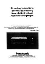 Preview for 1 page of Panasonic CQ-F61EG Operating Instructions Manual