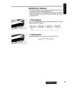 Preview for 11 page of Panasonic CQ-FX820 Operating Instructions Manual