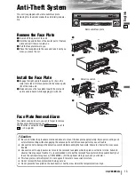 Preview for 13 page of Panasonic CQ-VD5005U Operating Instructions Manual