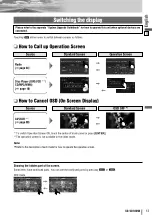 Preview for 13 page of Panasonic CQ-VD7005N Operating Instructions Manual