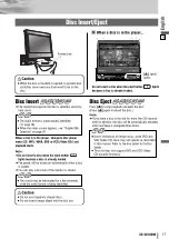 Preview for 17 page of Panasonic CQ-VD7005N Operating Instructions Manual