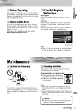 Preview for 51 page of Panasonic CQ-VD7005N Operating Instructions Manual