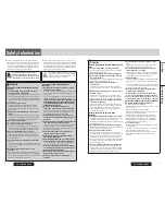Preview for 2 page of Panasonic CQC3405U - AUTO RADIO/CD DECK-MULTI LANG Operating Instructions Manual