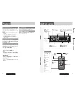 Preview for 5 page of Panasonic CQC3405U - AUTO RADIO/CD DECK-MULTI LANG Operating Instructions Manual