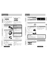 Preview for 6 page of Panasonic CQC3405U - AUTO RADIO/CD DECK-MULTI LANG Operating Instructions Manual