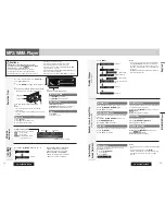 Preview for 10 page of Panasonic CQC3405U - AUTO RADIO/CD DECK-MULTI LANG Operating Instructions Manual
