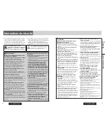 Preview for 16 page of Panasonic CQC3405U - AUTO RADIO/CD DECK-MULTI LANG Operating Instructions Manual
