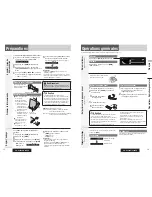 Preview for 20 page of Panasonic CQC3405U - AUTO RADIO/CD DECK-MULTI LANG Operating Instructions Manual