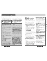 Preview for 30 page of Panasonic CQC3405U - AUTO RADIO/CD DECK-MULTI LANG Operating Instructions Manual