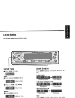 Предварительный просмотр 13 страницы Panasonic CQDFX501U - AUTO RADIO/CD DECK Operating Instructions Manual