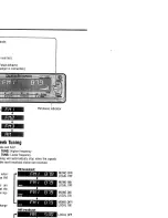 Предварительный просмотр 14 страницы Panasonic CQDFX501U - AUTO RADIO/CD DECK Operating Instructions Manual