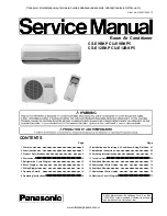 Panasonic CS-E9BKP Service Manual preview
