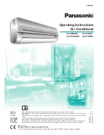 Panasonic CS-E9DKEW Operating Instructions Manual preview