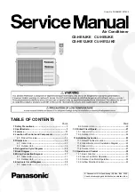 Panasonic CS-HE9JKE Service Manual предпросмотр