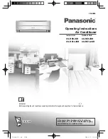 Panasonic CS-RE9JKR Operating Instructions Manual preview