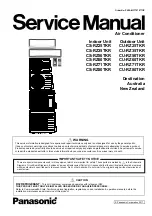 Panasonic CS-RZ25TKR Service Manual предпросмотр