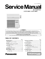 Panasonic CS-TE15HKE Service Manual preview