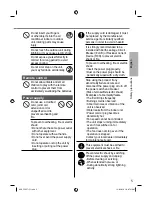 Предварительный просмотр 5 страницы Panasonic CS-TZ20WKEW Operating Instructions Manual