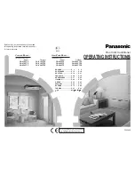 Panasonic CS-V12CTP Operating Instructions Manual preview