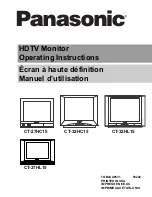Panasonic CT-27HL15 Operating Instructions Manual preview