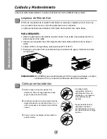 Preview for 24 page of Panasonic CW-XC103VU Installation And Operating Instructions Manual