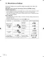 Preview for 22 page of Panasonic CZ-RWSU2N Operating Instructions Manual