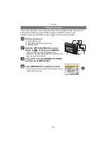 Preview for 21 page of Panasonic DMC-FP8S - Lumix Digital Camera Operating Instructions Manual