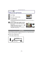 Preview for 54 page of Panasonic DMC-FP8S - Lumix Digital Camera Operating Instructions Manual
