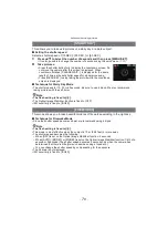 Preview for 70 page of Panasonic DMC-FP8S - Lumix Digital Camera Operating Instructions Manual