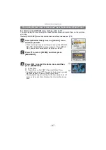 Preview for 87 page of Panasonic DMC-FP8S - Lumix Digital Camera Operating Instructions Manual