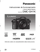 Panasonic DMC-GH1K - Lumix Digital Camera Instrucciones De Funcionamiento preview