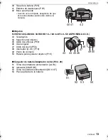 Preview for 13 page of Panasonic DMC-GH1K - Lumix Digital Camera Instrucciones De Funcionamiento