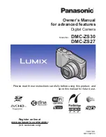 Panasonic DMC-ZS30W Owner'S Manual preview