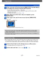 Preview for 27 page of Panasonic DMC-ZS30W Owner'S Manual