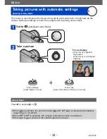 Preview for 34 page of Panasonic DMC-ZS30W Owner'S Manual