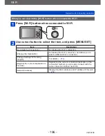 Предварительный просмотр 196 страницы Panasonic DMC-ZS30W Owner'S Manual