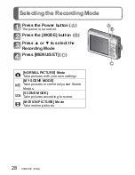 Предварительный просмотр 28 страницы Panasonic DMCTS10 Basic Operating Instructions Manual