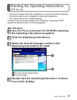 Предварительный просмотр 31 страницы Panasonic DMCTS10 Basic Operating Instructions Manual