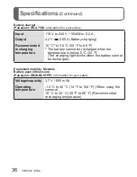 Предварительный просмотр 36 страницы Panasonic DMCTS10 Basic Operating Instructions Manual