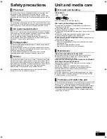 Preview for 3 page of Panasonic DMP-BD60GN Operating Instructions Manual