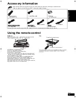 Preview for 5 page of Panasonic DMP-BD60GN Operating Instructions Manual